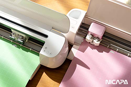 Nicapa 12x12 inch Standard Grip Cutting Mat for Cricut Maker 3/Maker/Explore 3/Air 2/Air/One (3 Pack) Standard Adhesive Sticky Green Quilting Replacement Cut Mats - Image 7