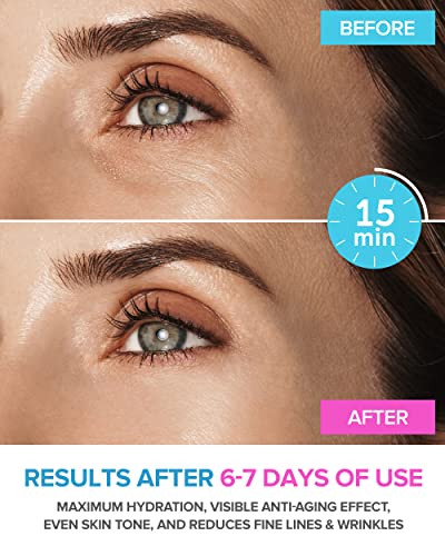 Maree Eye Gel Pads - Reduce Wrinkles, Puffy Eyes, Dark Circles, Eye Bags - Natural Marine Collagen Eye Gels with Hyaluronic HA - Anti Aging Eye Mask Patches & Face Moisturizer - Image 6