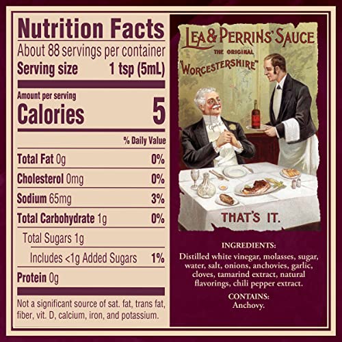 Lea & Perrins The Original Worcestershire Sauce (15 fl oz Bottle) - Image 6
