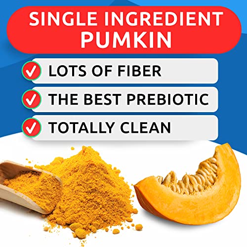 Pumpkin for Dogs - 8.1oz Powdered Fiber Supplement and Stool Softener - Treat Diarrhea, Constipation, Upset Stomach, Food Sensitivity - Improve Digestion - Made in USA - Image 6