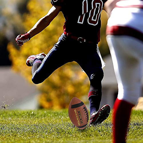 XEDGE Composite Leather Indoor/Outdoor Footballs for Training and Recreational Play Size 7(Youth) - Image 2